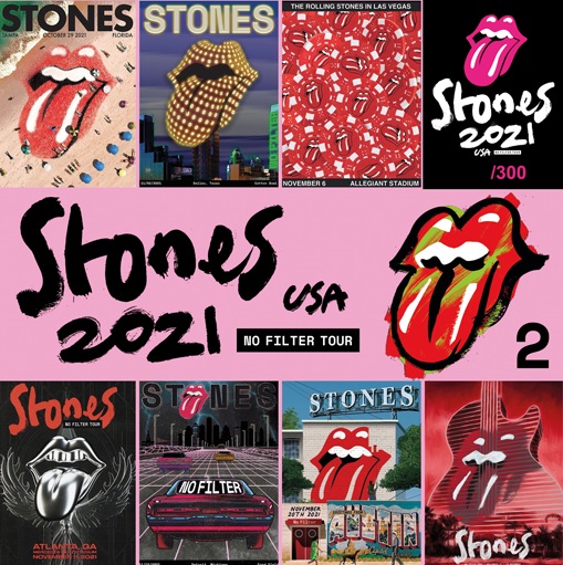 Rolling Stones No Filter Tour Usa 2021 Part 2 Numbered Edition 2701202215281 2217