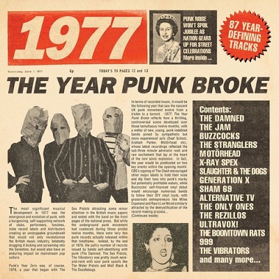 V - A DAMNED - JAM - BUZZCOCKS - 1977 - THE YEAR PUNK BROKE