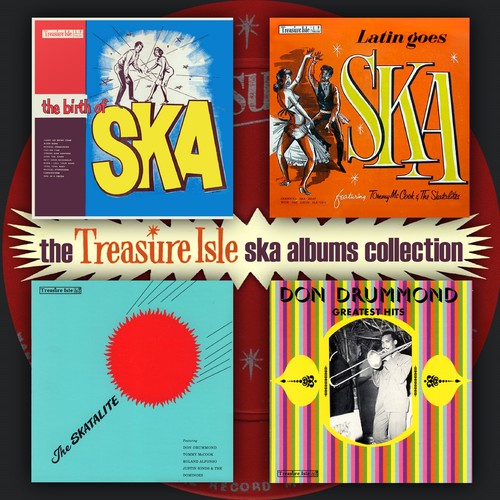 V - A JUSTIN HINDS - DUKE REID'S ALL STARS - DON DRUMMOND & THE SKATALITES - TREASURE ISLE SKA ALBUMS COLLECTION